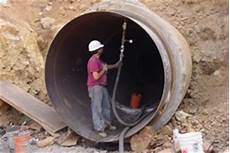 Geo Thermal Pipe Sandblasting